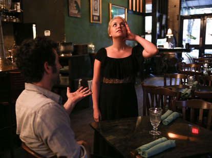 angry waitress