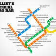 Montreal Metro Bar Map