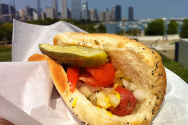 chicago hot dog