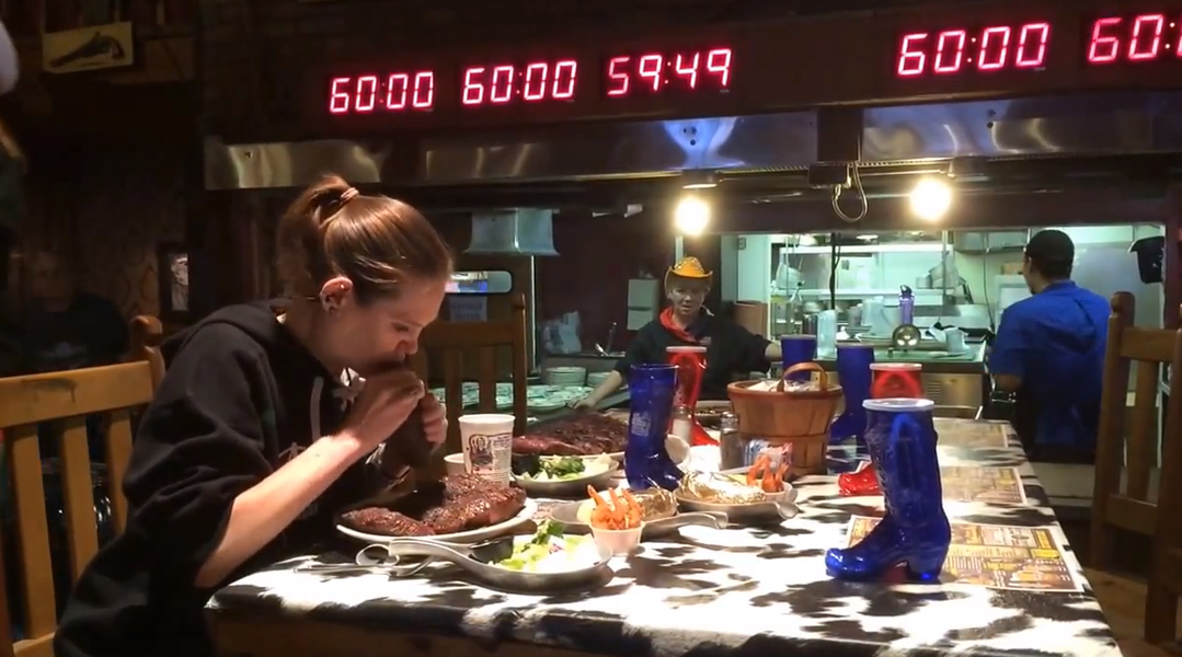 Molly Schuyler Breaks Joey Chestnut's Steak Eating Record at The Big