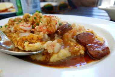 Shrimp and Grits at Blue Collar