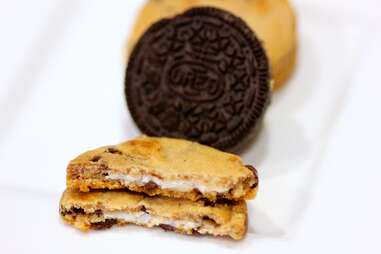 Chips Ahoy Oreo creme filled cookie