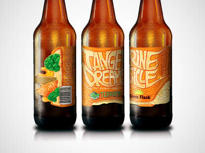 Tangerine Dreamsicle beer by Terrapin and Green Flash