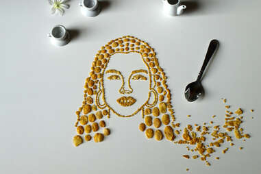 Alicia Keys Corn Flakes art