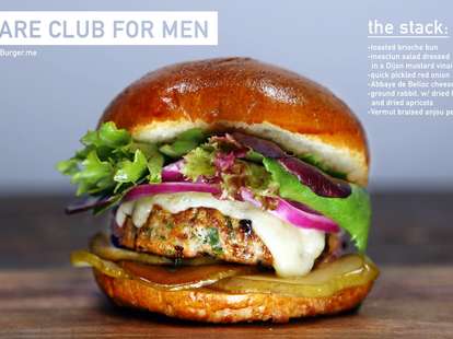 Hare Club for Men burger