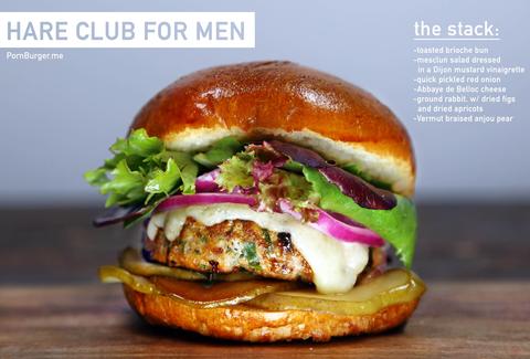 Burger Porn - Porn Burger Debuts Hare Club for Men Rabbit Burger - Thrillist