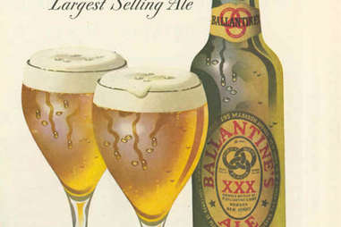 ballantine beer & ale poster