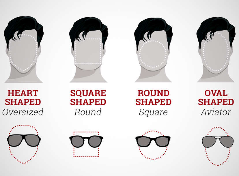 Face shape for clearance aviators