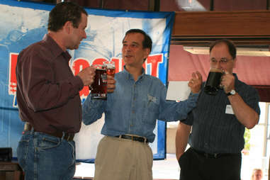 Jim Koch with Longshot winners