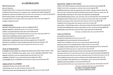 double-sided menu
