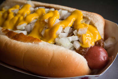 michigan detroit coney hot dog