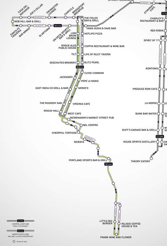 Portland Transit 57 Map.pdf Portland's first transit booze map - Thrillist