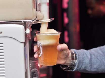 Kirin frozen beer foam machine