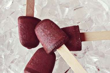 Red wine fudgesicles