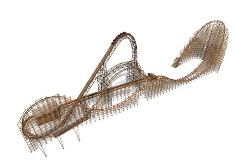 Goliath Rmc Goliath roller coaster: World's biggest wooden ride opens at Six Flags ...