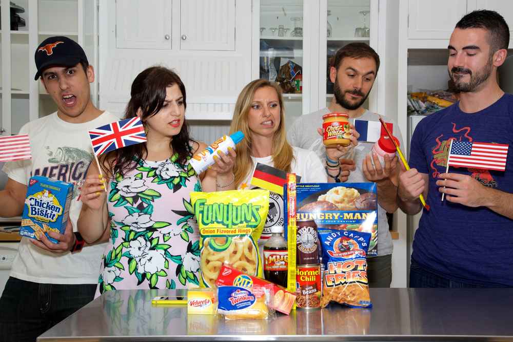 Europeans On American Food Europeans Taste Test American Junk