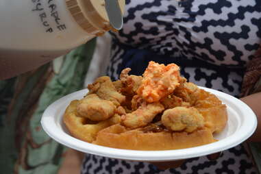 Chicken & Waffles Telluride Bluegrass Eats DEN