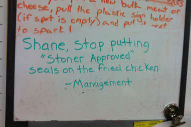 Shane Wal-Mart deli stoner approved
