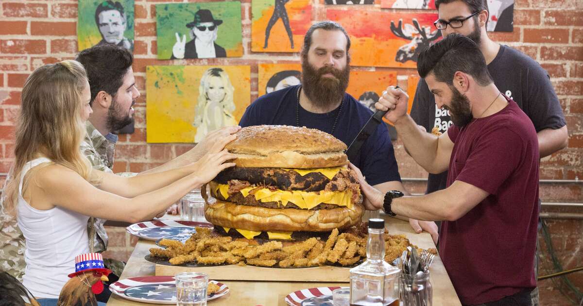 Epic Meal Time America Burger - Thrillist