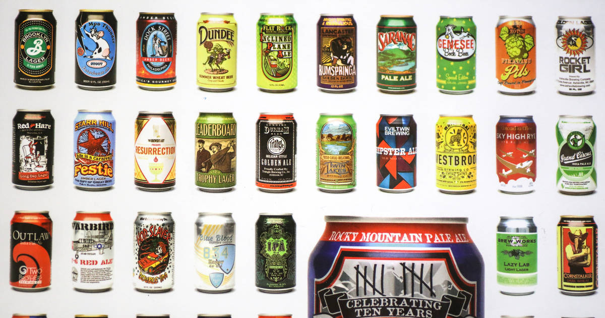 american beer cans