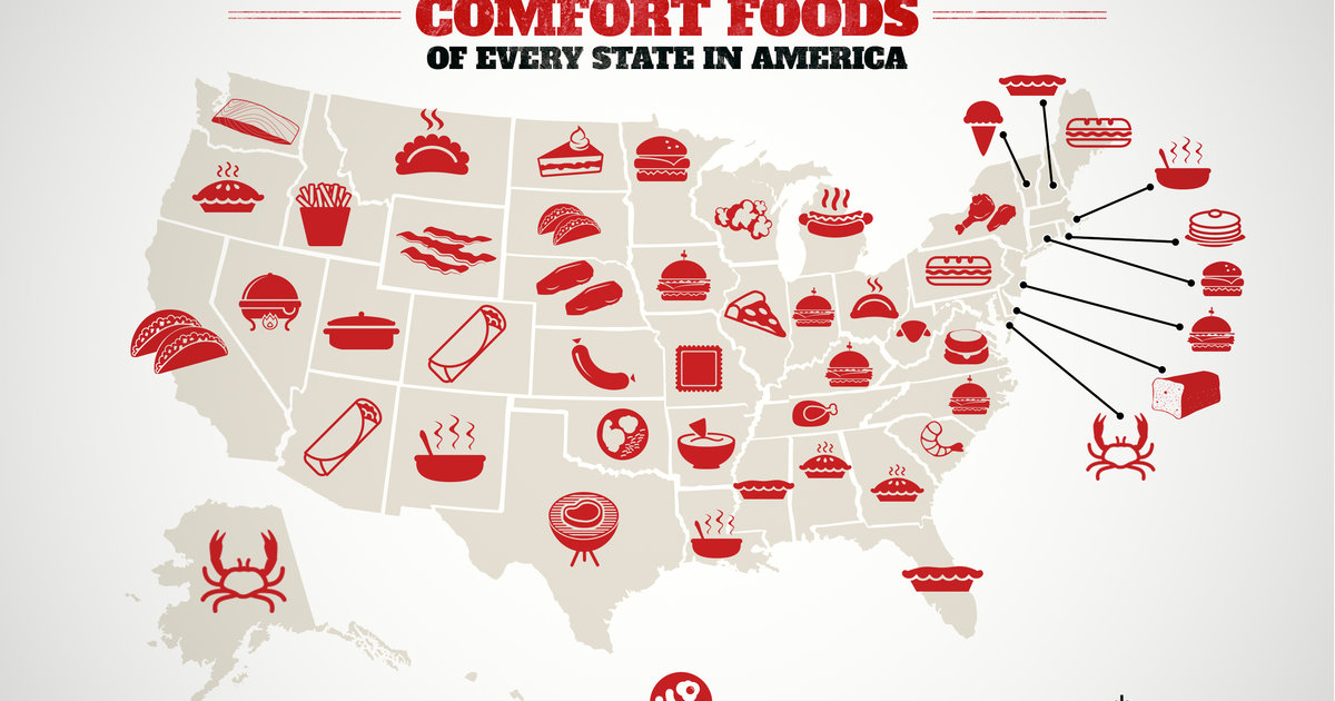 Comfort Foods Of Every State In America Thrillist