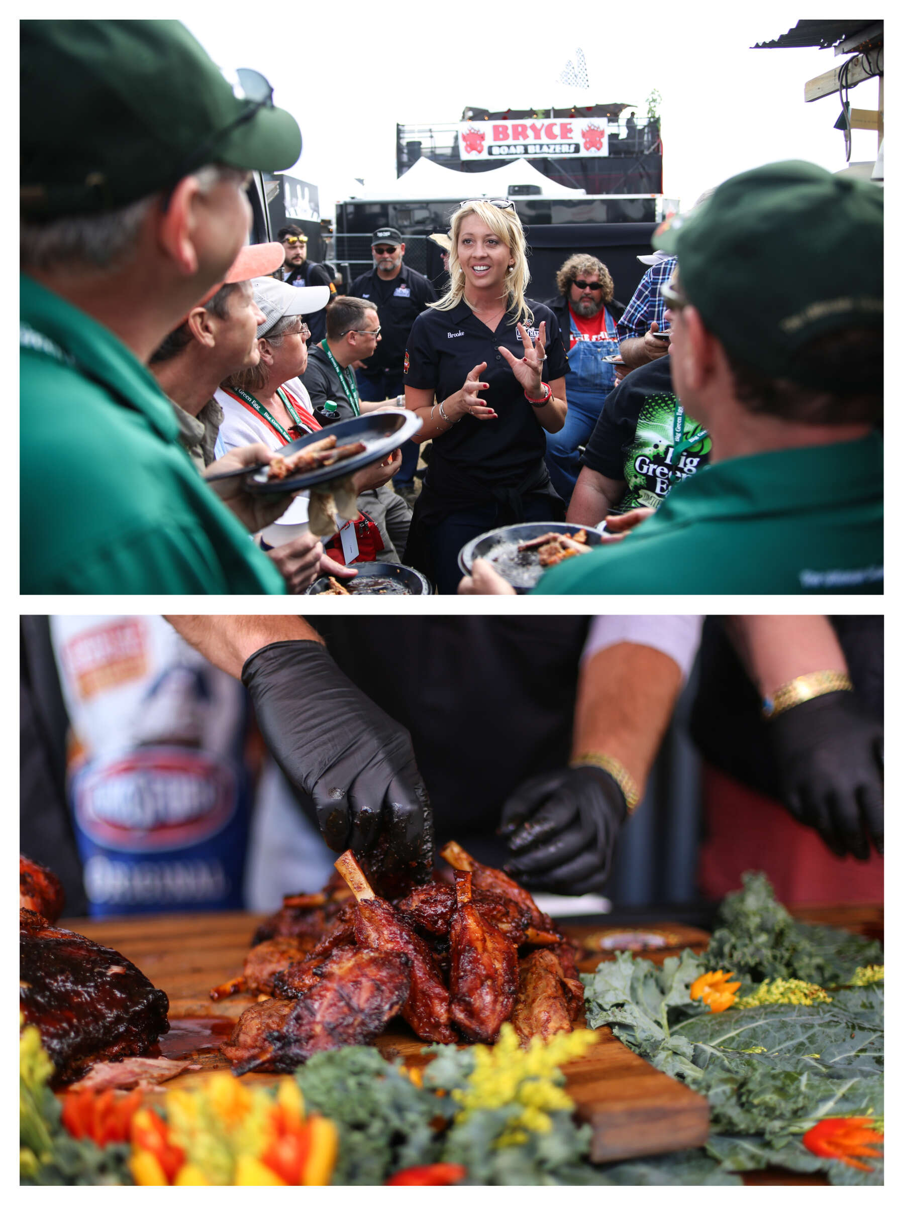 brooke talking and ribs