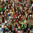 Liquor bottles