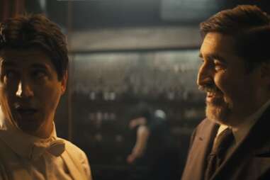 Ken Marino as Harry Houdini and Alfred Molina as Arthur Conan Doyle
