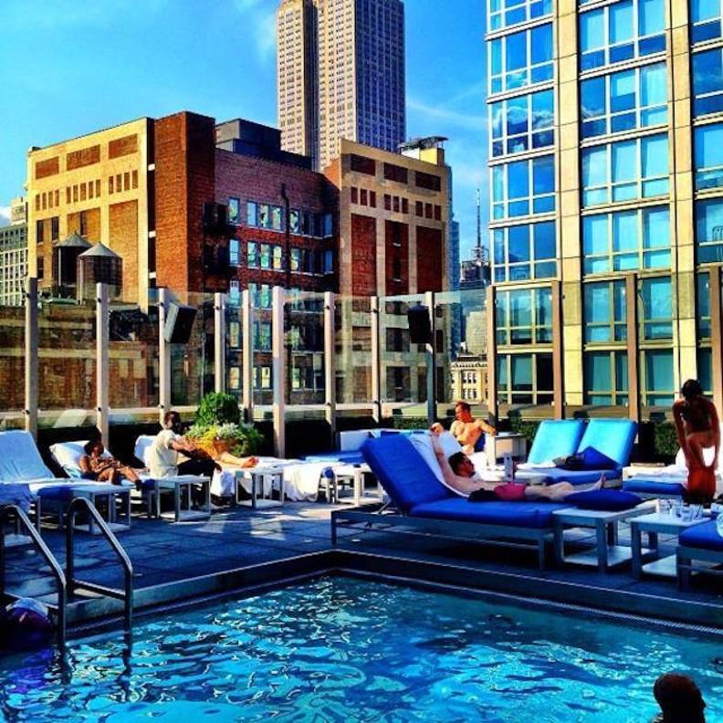 How To Sneak Into Nyc Hotels With Rooftop Pools To Cool Off Thrillist