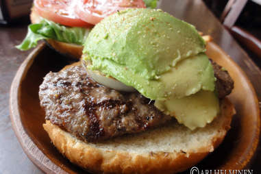 avocado burger Kua 'Aina 