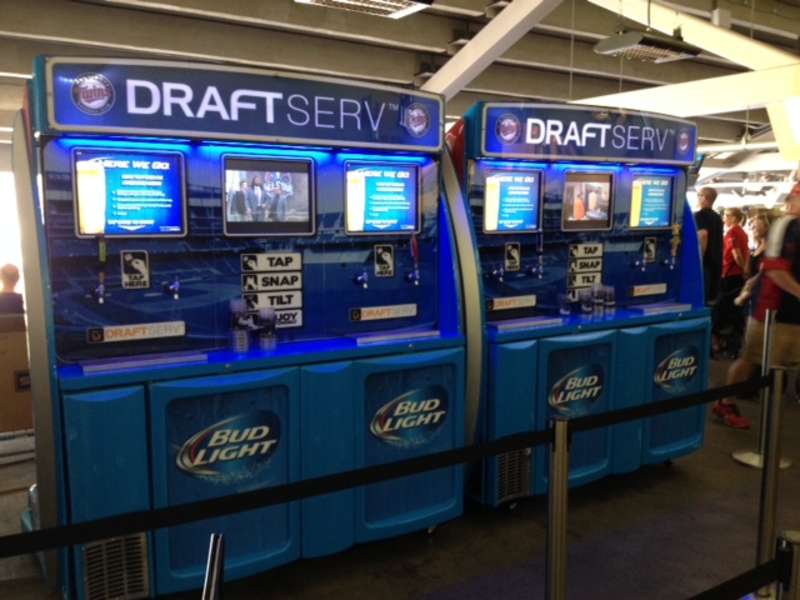 DraftServ Self-Service Beer Machine Comes to Minnesota Twins' Target ...