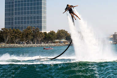 A water jetpack