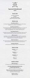 fake cocktail bar menu