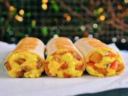 Taco Bell grilled breakfast burritos