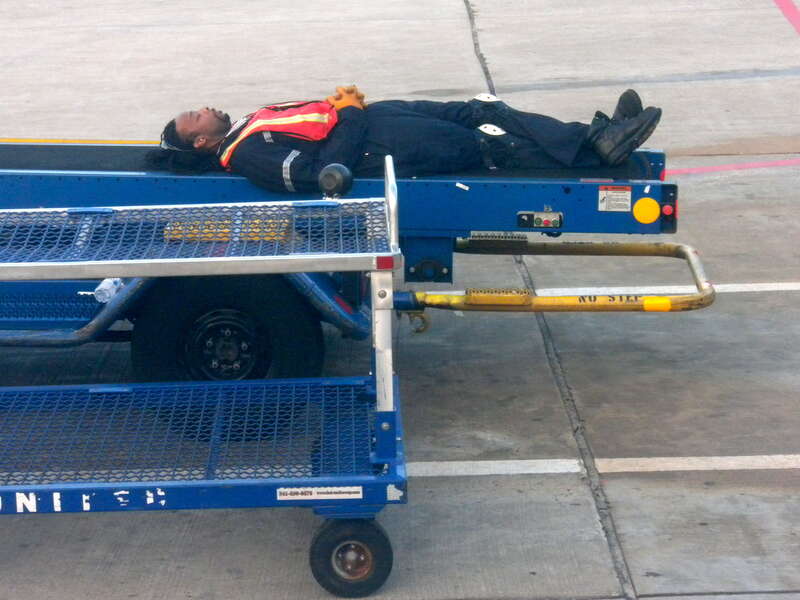 Ground handlers at Bergamo Airport caught on camera throwing baggage ...