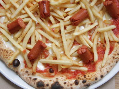 Ribalta Hot Dog French Fry Pizza Nyc National Hot Dog Day Thrillist