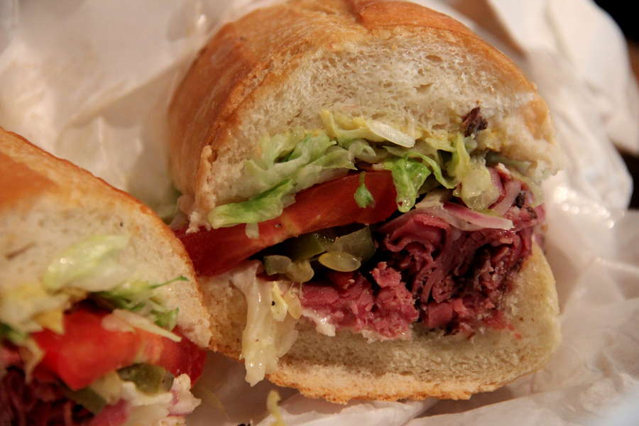 Submarine Sandwich stock photo. Image of napkins, meal - 17463024