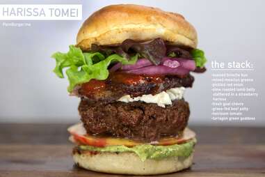 Harissa Tomei burger
