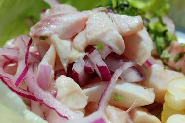 Ceviche at Rinconcito Peruano Hialeah