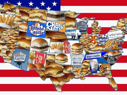 White Castle America map