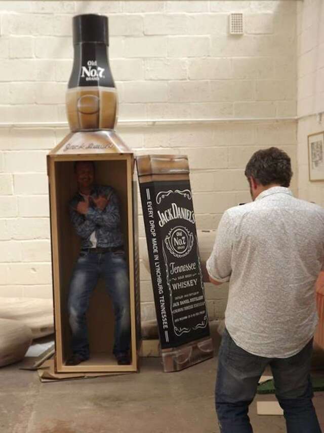 Jack Daniel's coffin