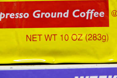 ground coffee