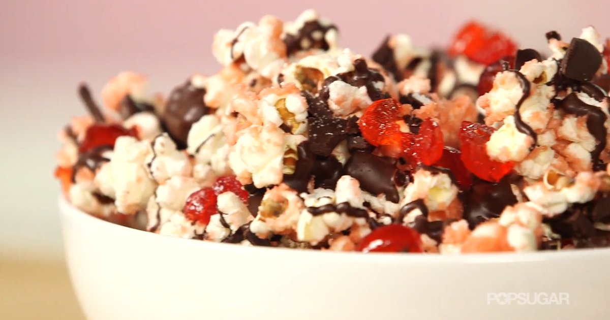 Cherry Garcia Popcorn Recipe by PopSugar Thrillist