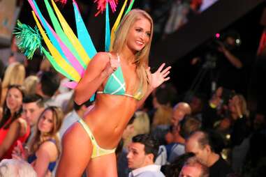 Miami Dolphins Cheerleader Swimsuit Calendar Unveiling - Thrillist Miami