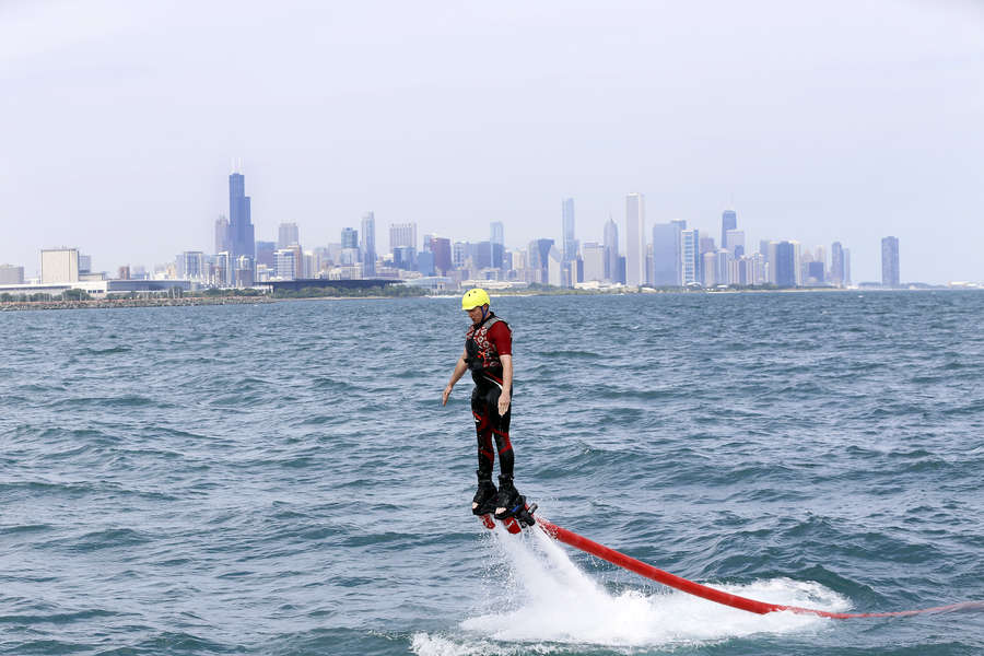 Flyboard Chicago Lake Michigan Jetpack 31st St Harbor Thrillist