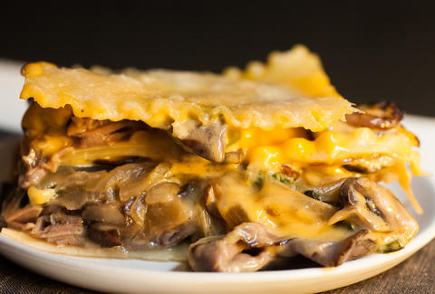 Philly Cheesesteak Lasagna
