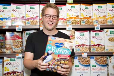 twentysomething with cereal