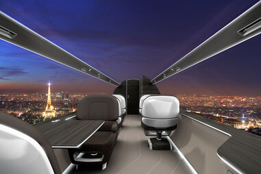 Windowless jet: Ixion plane offers crazy panoramic views - Thrillist
