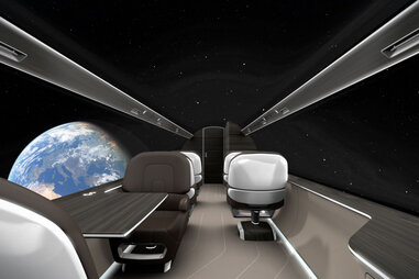 Windowless jet: Ixion plane offers crazy panoramic views - Thrillist