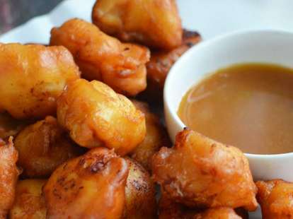 Maple waffle chicken nuggets